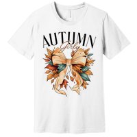 Autumn Girly Coquette Fall Lover Premium T-Shirt