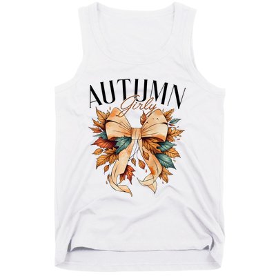 Autumn Girly Coquette Fall Lover Tank Top