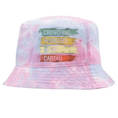 Accountant Gifts Crunching Numbers Is My Cardio Accounting Tie-Dyed Bucket Hat