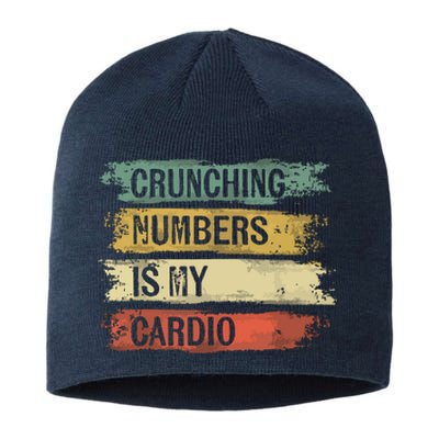 Accountant Gifts Crunching Numbers Is My Cardio Accounting Sustainable Beanie