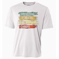 Accountant Gifts Crunching Numbers Is My Cardio Accounting Cooling Performance Crew T-Shirt