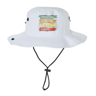 Accountant Gifts Crunching Numbers Is My Cardio Accounting Legacy Cool Fit Booney Bucket Hat