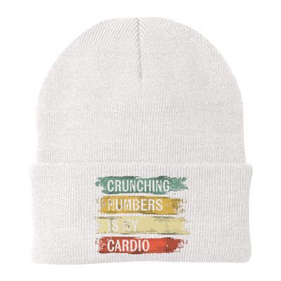 Accountant Gifts Crunching Numbers Is My Cardio Accounting Knit Cap Winter Beanie