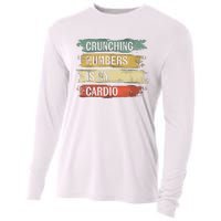 Accountant Gifts Crunching Numbers Is My Cardio Accounting Cooling Performance Long Sleeve Crew