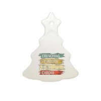 Accountant Gifts Crunching Numbers Is My Cardio Accounting Ceramic Tree Ornament