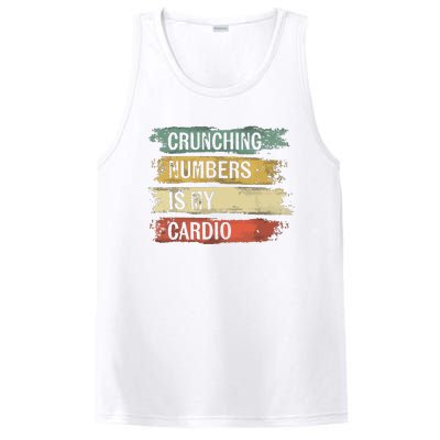 Accountant Gifts Crunching Numbers Is My Cardio Accounting PosiCharge Competitor Tank