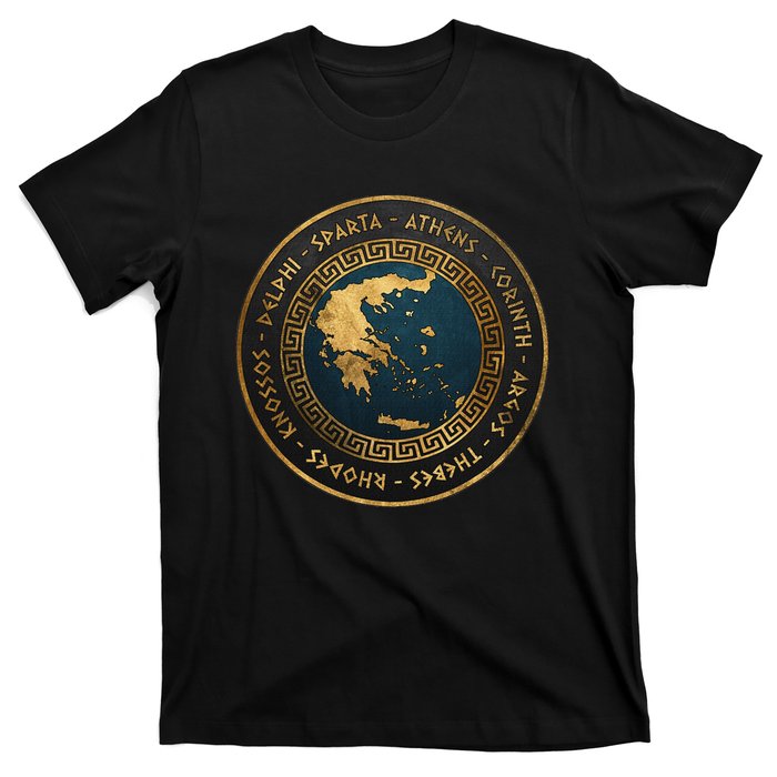 Ancient Greek Cities Of Ancient Greece T-Shirt