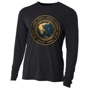 Ancient Greek Cities Of Ancient Greece Cooling Performance Long Sleeve Crew