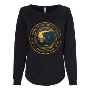 Ancient Greek Cities Of Ancient Greece Womens California Wash Sweatshirt