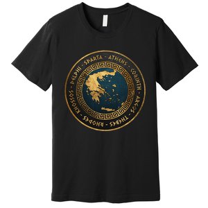 Ancient Greek Cities Of Ancient Greece Premium T-Shirt