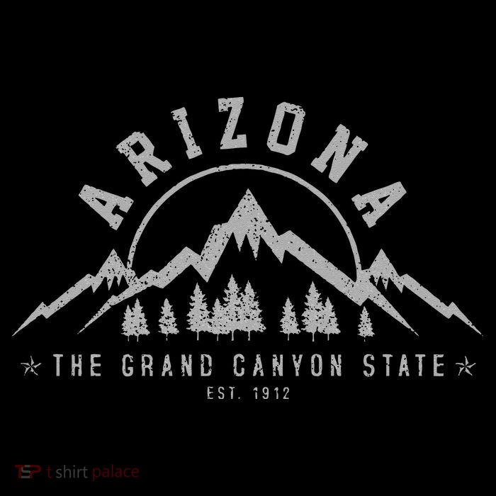 Arizona Grand Canyon State Est. 1912 Mountains Nature Gift Tall T-Shirt