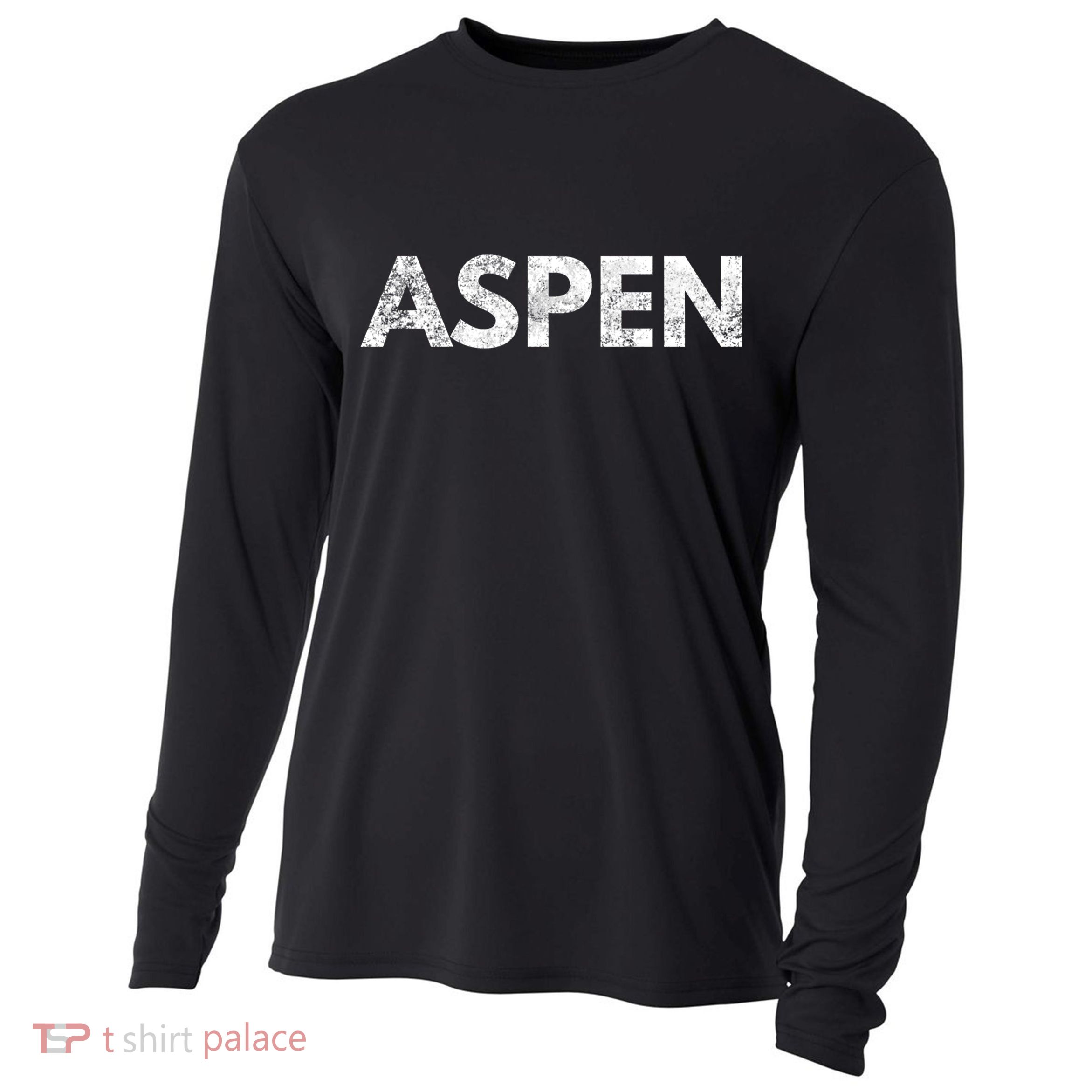 Aspen Gift Colorado Skiing Cooling Performance Long Sleeve Crew