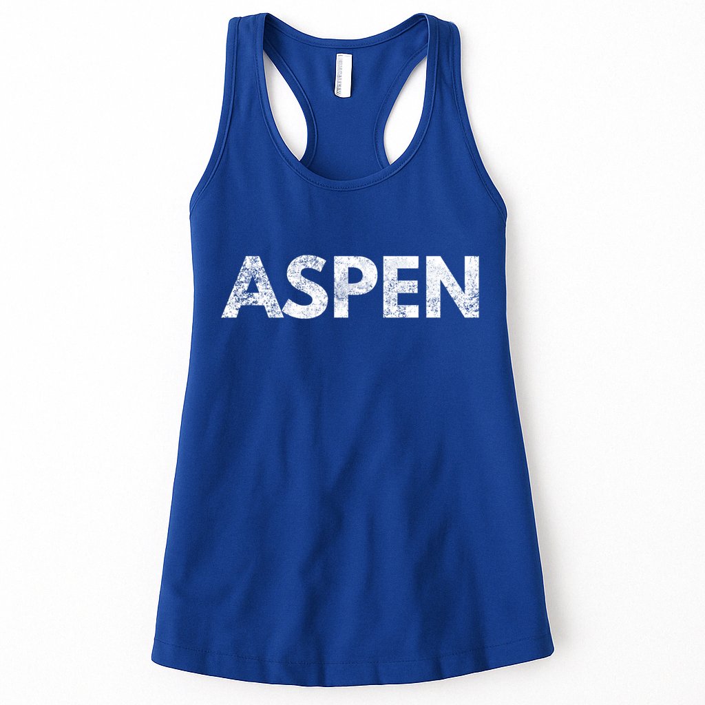 Aspen Gift Colorado Skiing Womens Tank Top