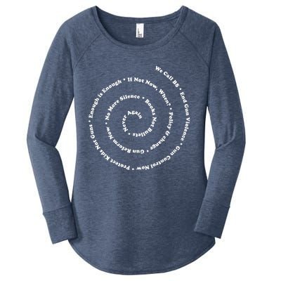 Anti Gun Control Shirt Wear Orange End Gun Violence Women's Perfect Tri Tunic Long Sleeve Shirt