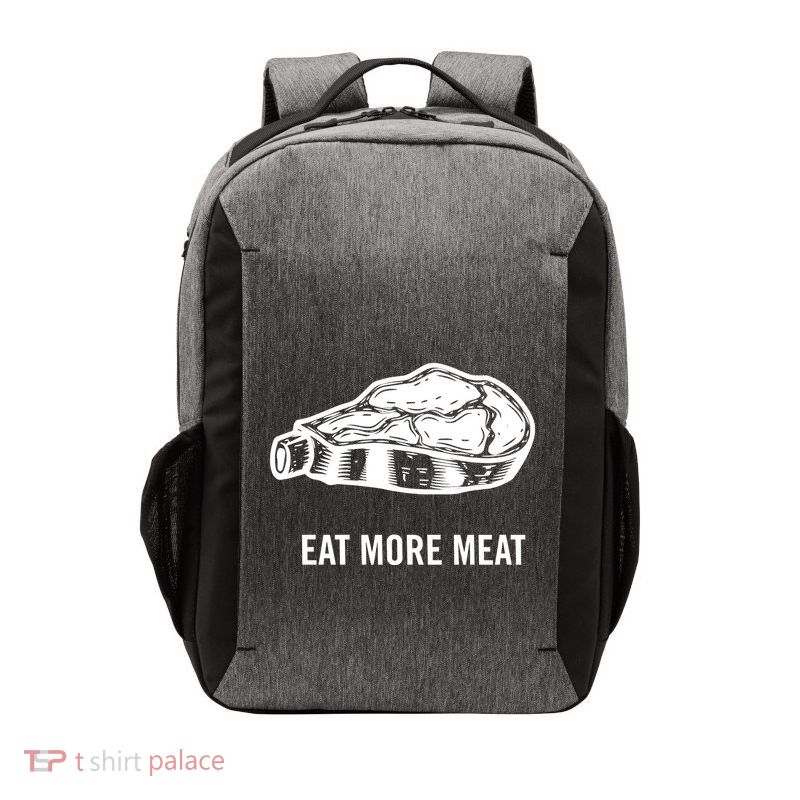 American Gravy Cooking With Gruel Eat More Meat Vector Backpack