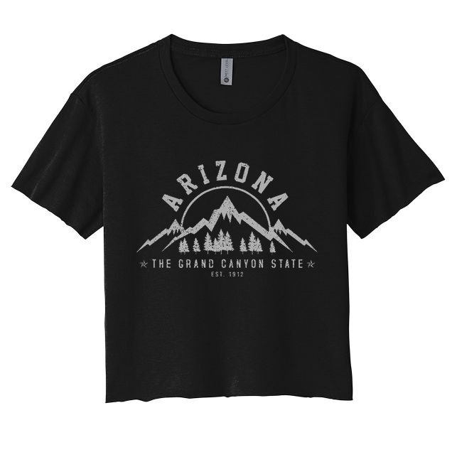 Arizona Grand Canyon State Est. 1912 Mountains Nature Gift Crop Top