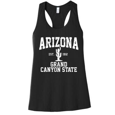 Arizona Grand Canyon State Cactus Souvenir Gift Women's Racerback Tank