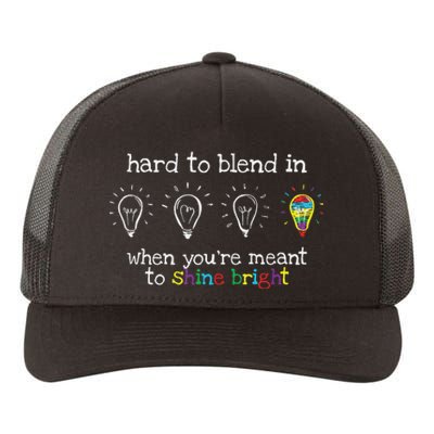 Autistic Gifts Colorful Autism Awareness Yupoong Adult 5-Panel Trucker Hat