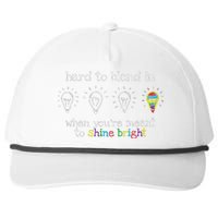 Autistic Gifts Colorful Autism Awareness Snapback Five-Panel Rope Hat