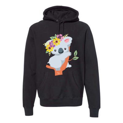 Australian Gift Cute Koala Bear Premium Hoodie