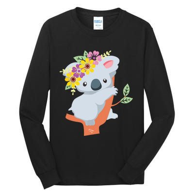 Australian Gift Cute Koala Bear Tall Long Sleeve T-Shirt