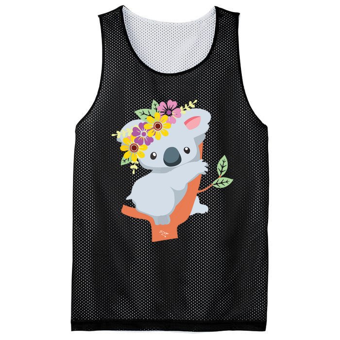 Australian Gift Cute Koala Bear Mesh Reversible Basketball Jersey Tank