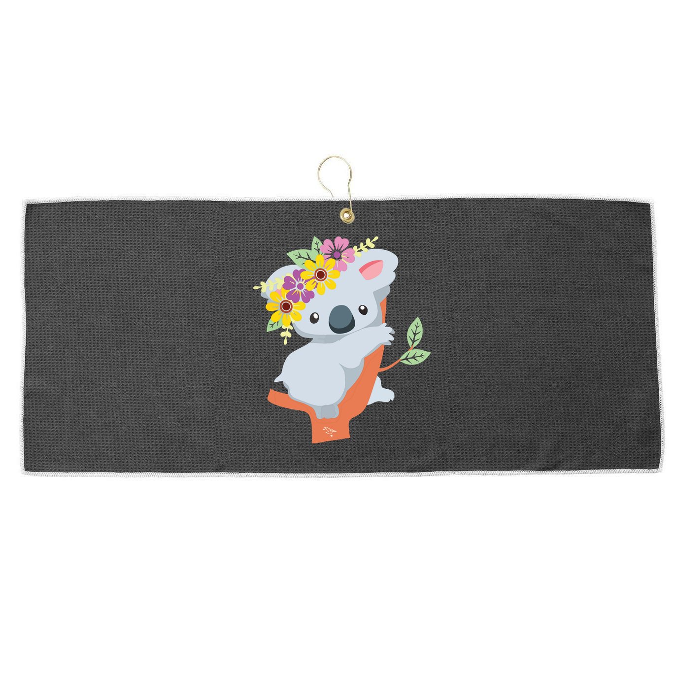 Australian Gift Cute Koala Bear Large Microfiber Waffle Golf Towel