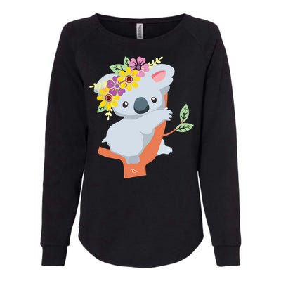 Australian Gift Cute Koala Bear Womens California Wash Sweatshirt