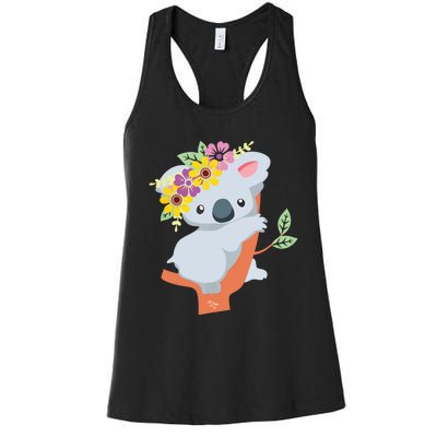 Australian Gift Cute Koala Bear Women's Racerback Tank