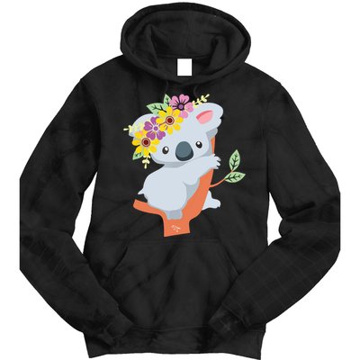 Australian Gift Cute Koala Bear Tie Dye Hoodie