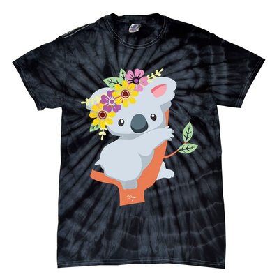 Australian Gift Cute Koala Bear Tie-Dye T-Shirt