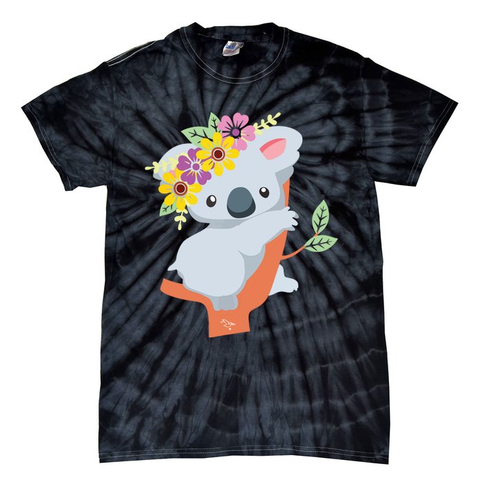 Australian Gift Cute Koala Bear Tie-Dye T-Shirt