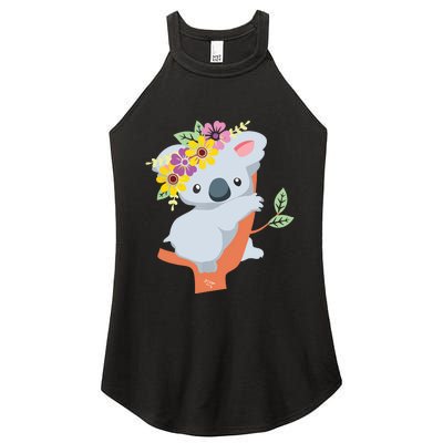 Australian Gift Cute Koala Bear Women's Perfect Tri Rocker Tank