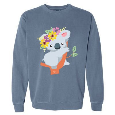 Australian Gift Cute Koala Bear Garment-Dyed Sweatshirt