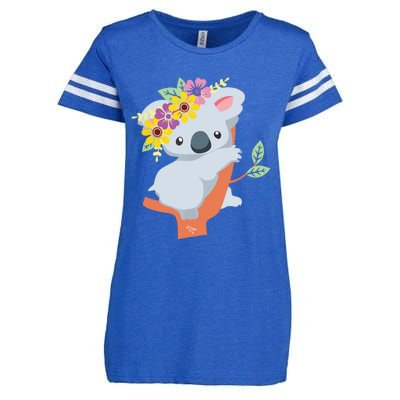 Australian Gift Cute Koala Bear Enza Ladies Jersey Football T-Shirt