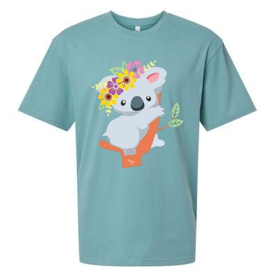 Australian Gift Cute Koala Bear Sueded Cloud Jersey T-Shirt