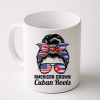 American Grown Cuban Roots Messy Bun Cuba Mug
