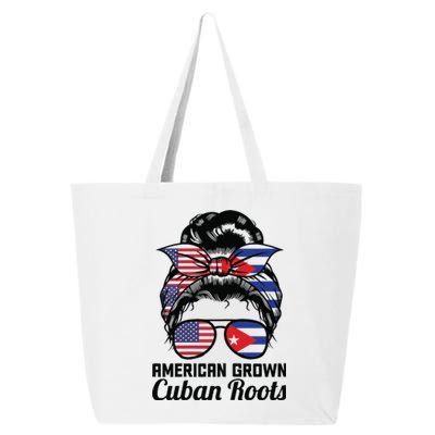 American Grown Cuban Roots Messy Bun Cuba 25L Jumbo Tote