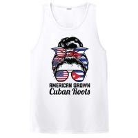 American Grown Cuban Roots Messy Bun Cuba PosiCharge Competitor Tank