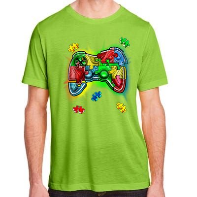 Autism Gamer Controller Adult ChromaSoft Performance T-Shirt