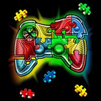 Autism Gamer Controller Cooling Performance Crew T-Shirt