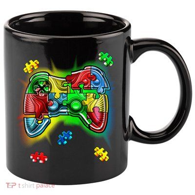 Autism Gamer Controller 11oz C Handle Ceramic Mug