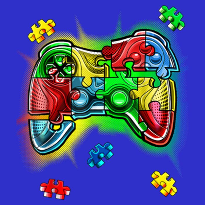 Autism Gamer Controller Button
