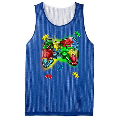 Autism Gamer Controller Mesh Reversible Basketball Jersey Tank