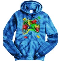 Autism Gamer Controller Tie Dye Hoodie