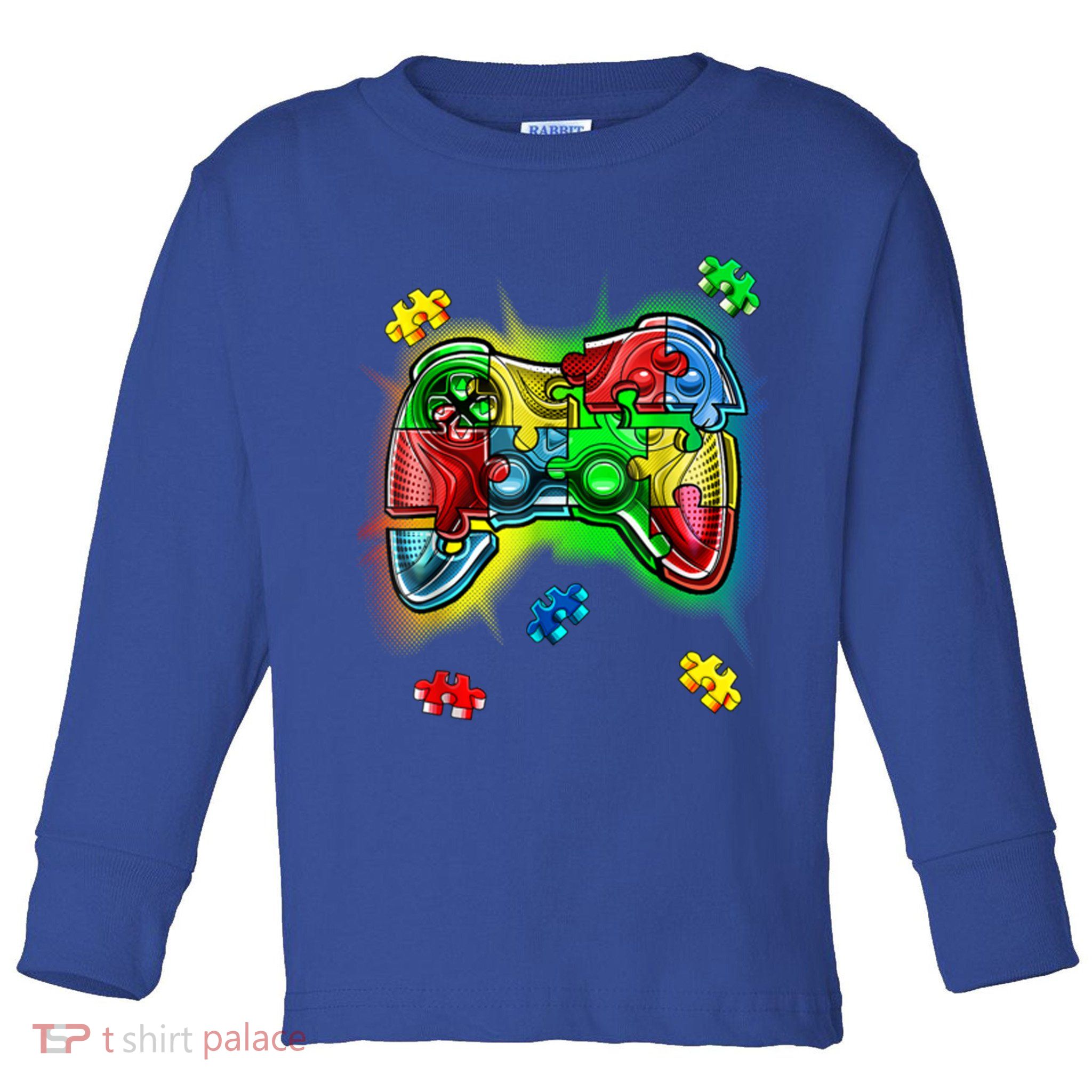 Autism Gamer Controller Toddler Long Sleeve Shirt