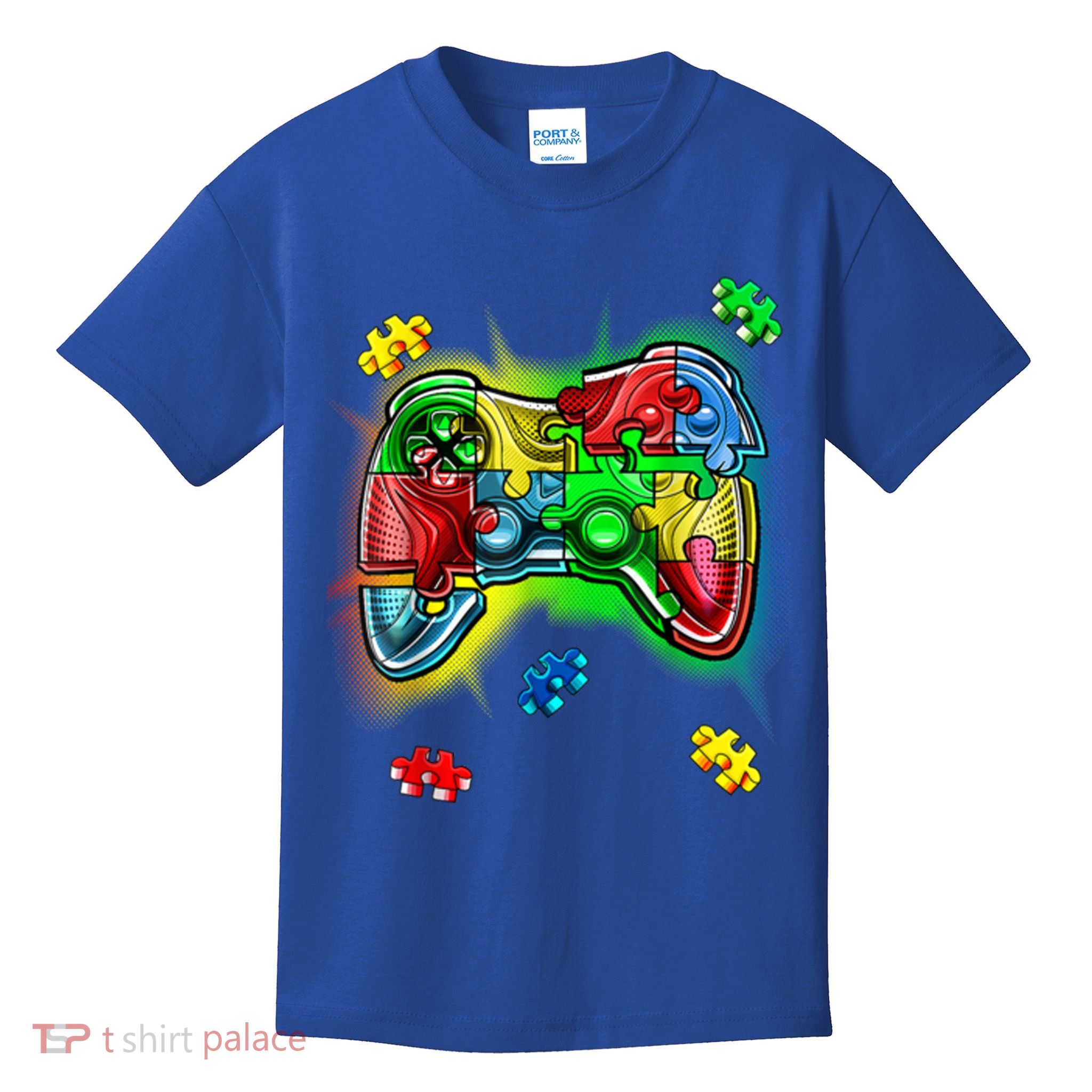 Autism Gamer Controller Kids T-Shirt