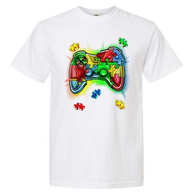 Autism Gamer Controller Garment-Dyed Heavyweight T-Shirt