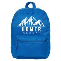 Alaska Gifgift Cool Gift Homer Alaska Gift 16 in Basic Backpack