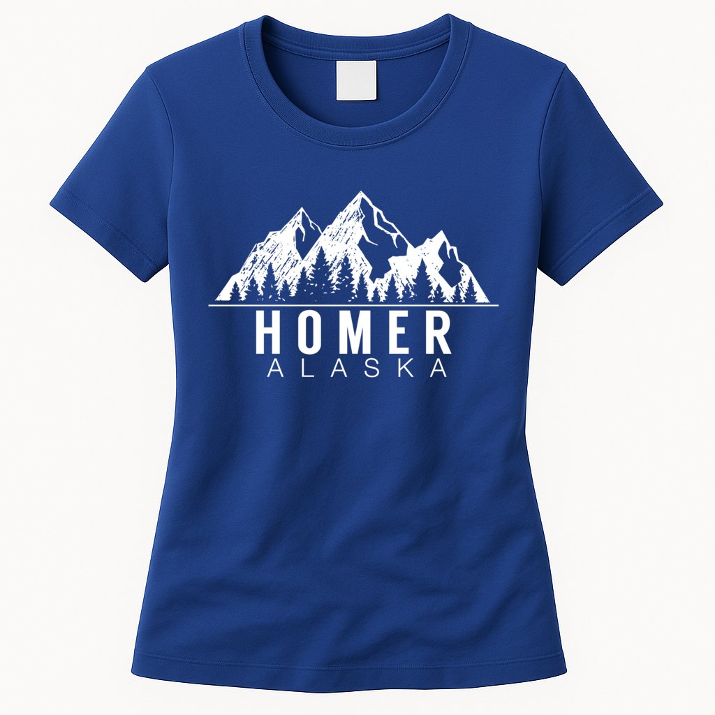 Alaska Gifgift Cool Gift Homer Alaska Gift Womens T-Shirt